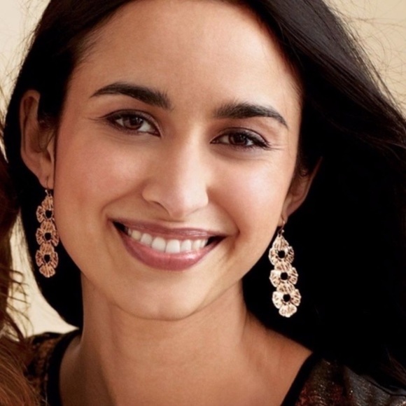 Stella & Dot Geneve Linear Earrings - Picture 3 of 3